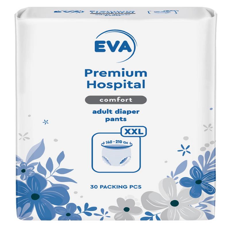 Підгузки-трусики для дорослих EVA premium hospital Comfort, XXL